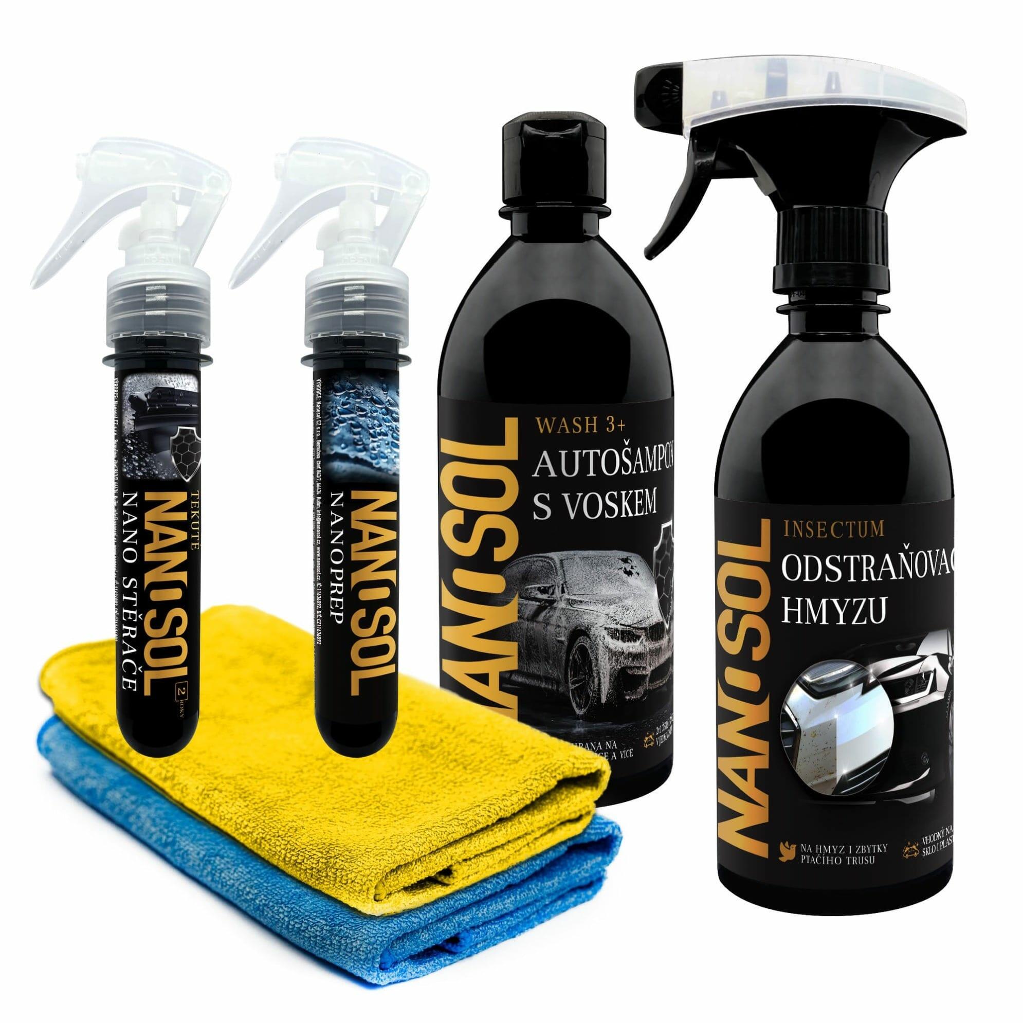 Sada na auto: NANOstěrače 5v1