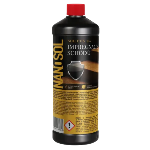 Impregnace schodů SOLIDUS 15+ 1 L od Nanosol.