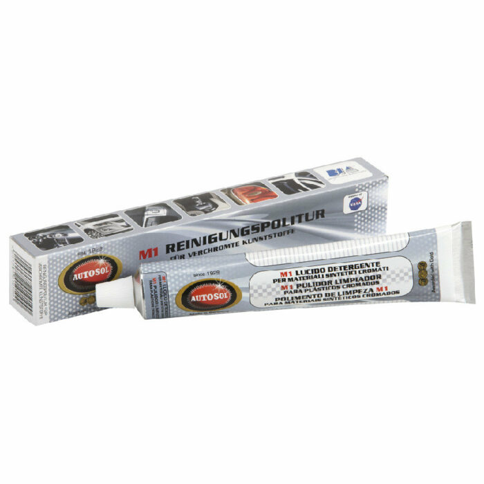Lešticí pasta na pochromované plasty M1