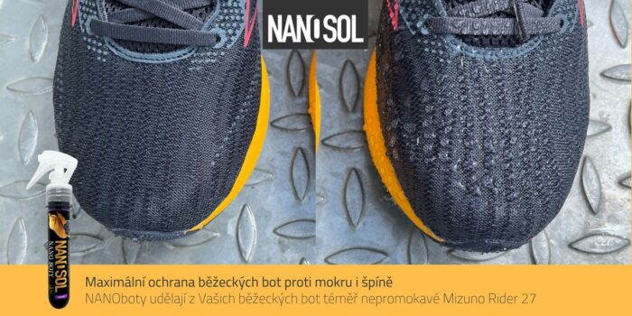 NANO impregnace běžeckých bot Mizuno Wave Rider 27