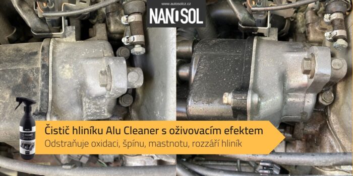 Odstranění oxidace z hliníku Honda pomocí Alu Cleaner od NANOSOL