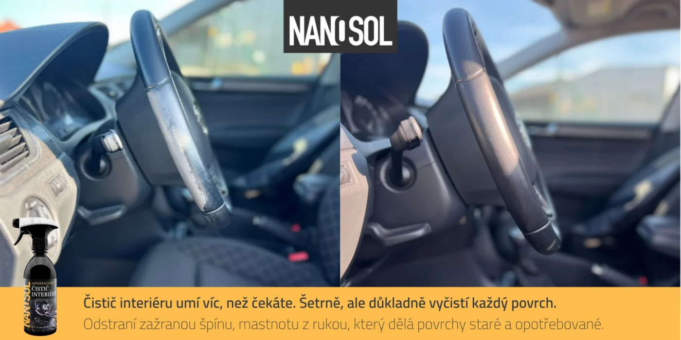 Čistič interiéru INTERIOR od NANOSOL.