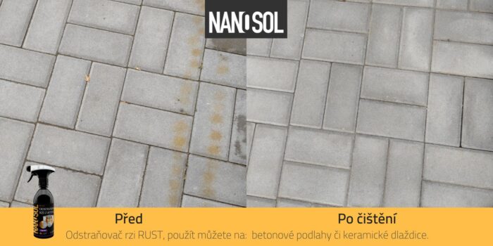 Odstraňovač rzi z betonu RUST