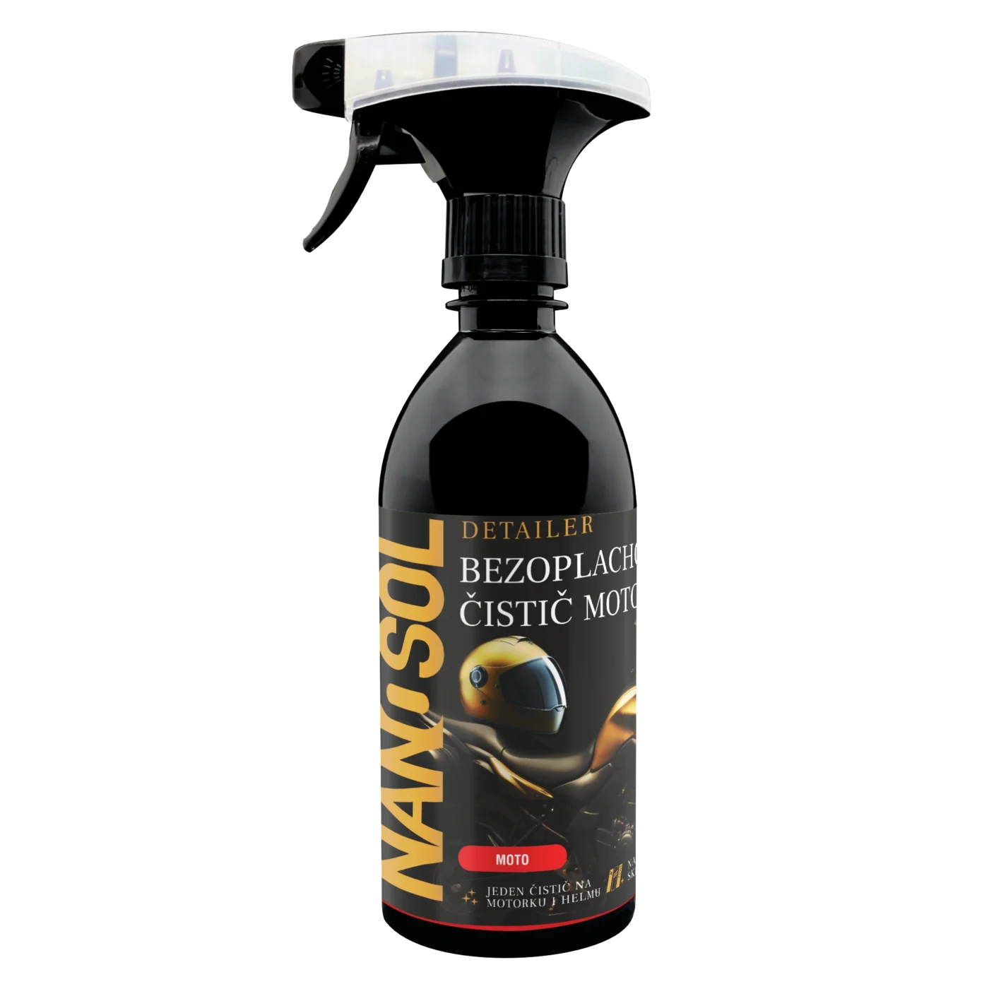 Bezoplachový čistič motorky DETAILER