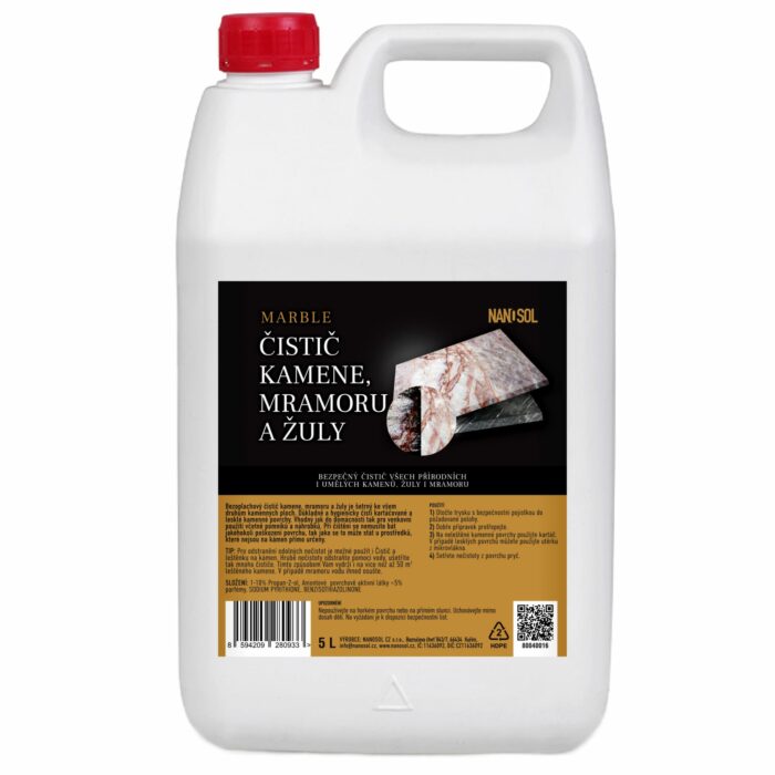 Čistič kamene, mramoru a žuly MARBLE 5 L