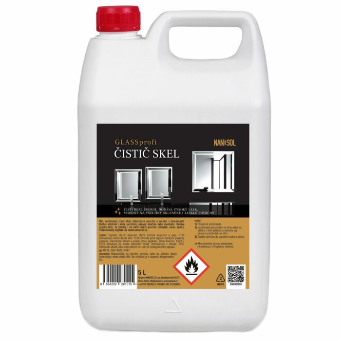Čistič skel GLASSprofi 5L