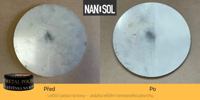 leštící pasta Metal Polish NANOSOL