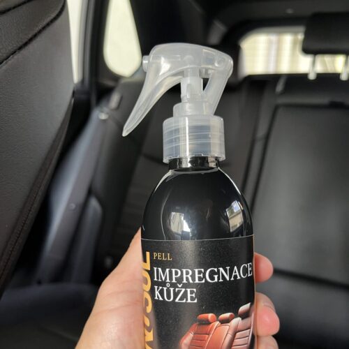Impregnace kůže na autosedačky od Nanosol.