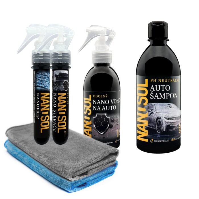 Sada na auto NANOkosmetiky pro EXTERIÉR 5v1