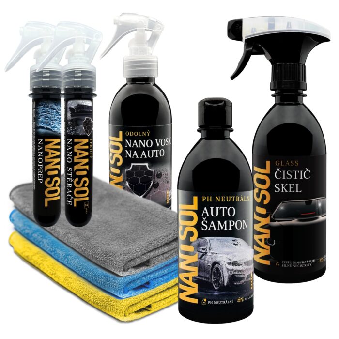 Sada na auto NANO kosmetika 7v1