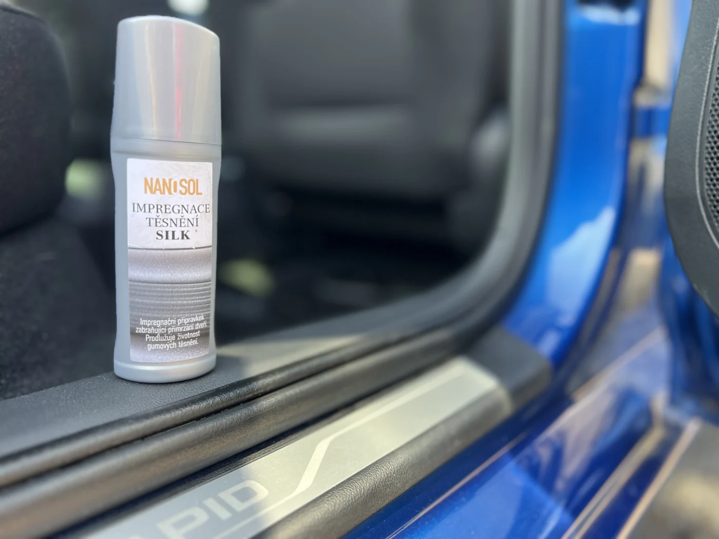 Impregnace těsnění SILK od Nanosolu.