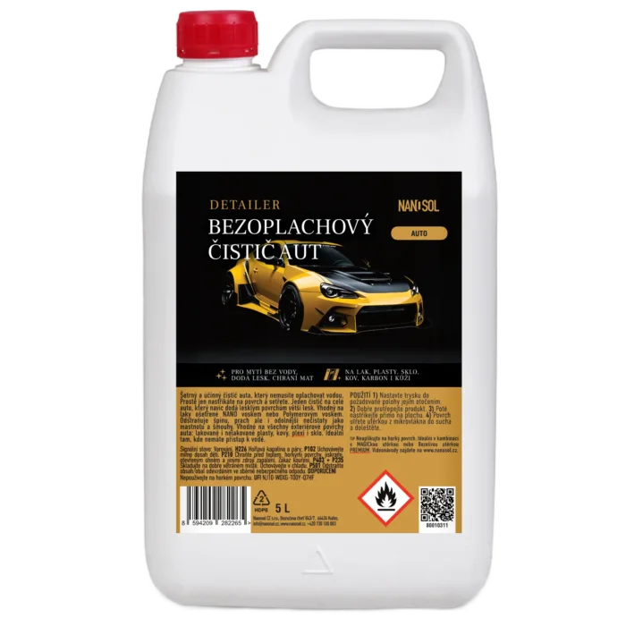 Bezoplachový čistič aut DETAILER 5 L