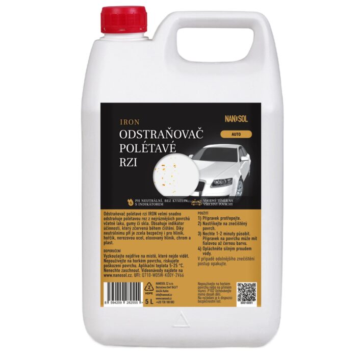 Odstraňovač polétavé rzi IRON 5L