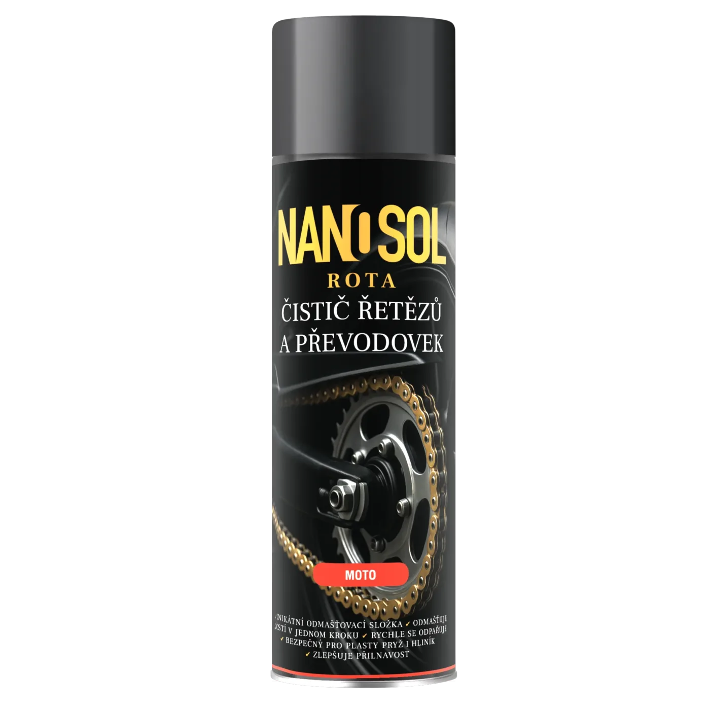 Čistič řetězů a převodovek ROTA od NANOSOL.
