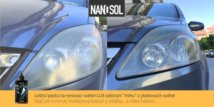 Pasta na renovaci světel LUX od NANOSOL
