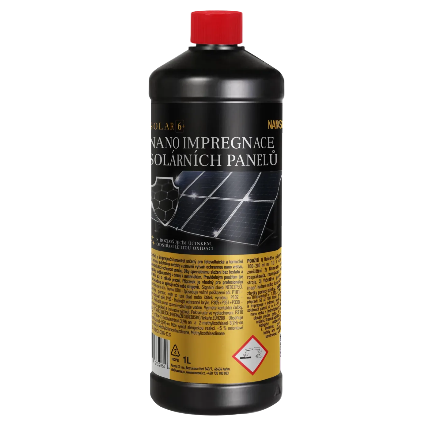 Impregnace solárních panelů SOLAR 6+ od NANOSOL