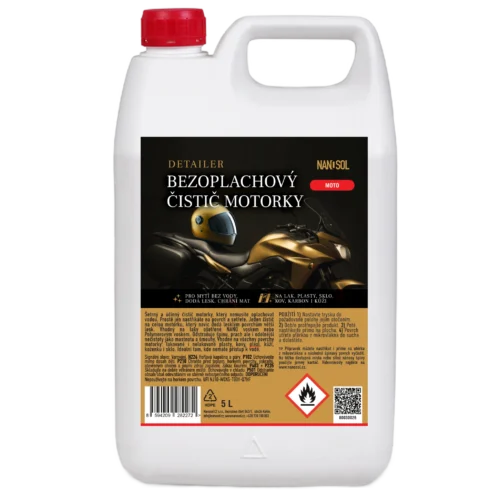 Bezoplachový čistič motorky DETAILER