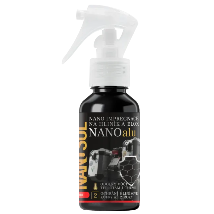 Impregnace hliníkových kufrů NANOalu od NANOSOL.