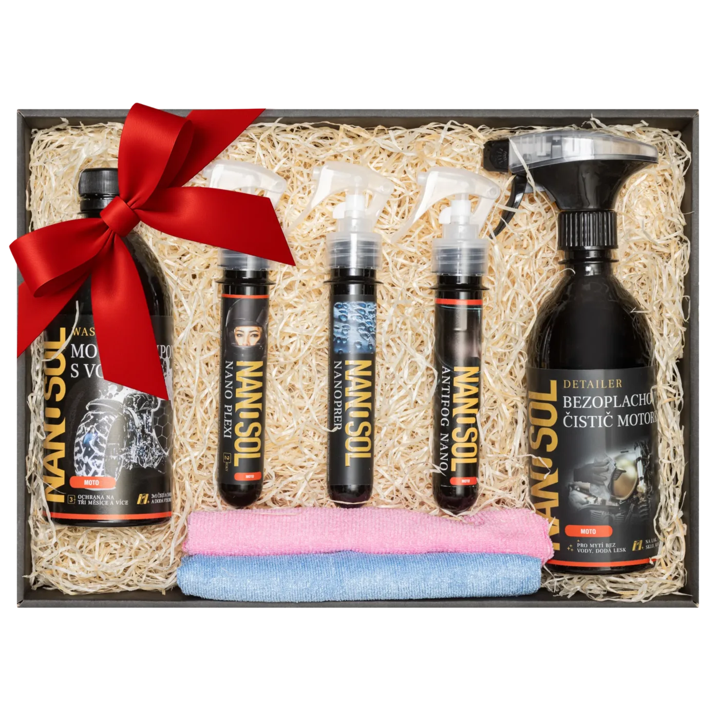 Dárkový balíček KOMPLETní péče o motorku