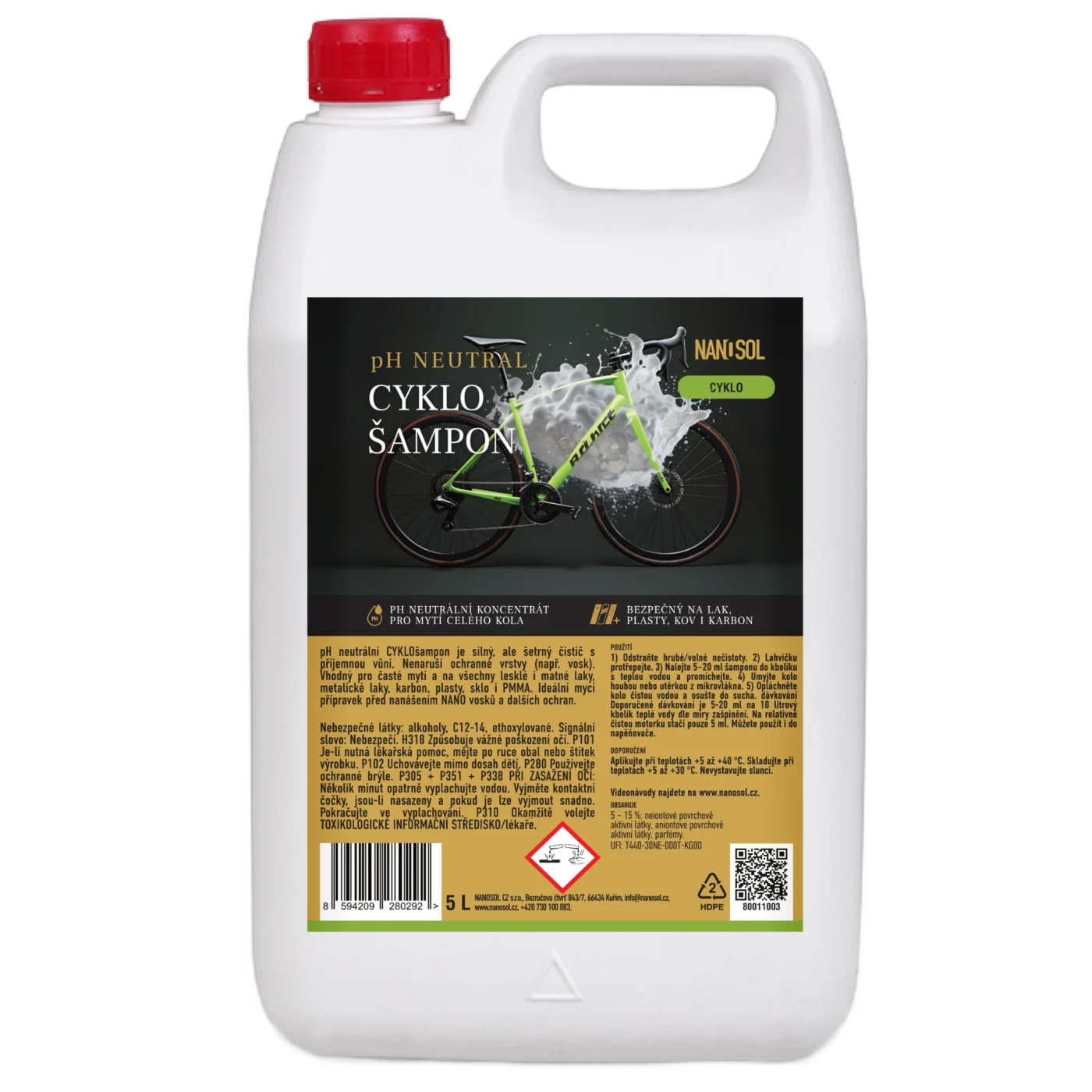 Cyklošampon pH NEUTRAL 5L